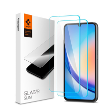  Spigen &quot;Glas.tR SLIM&quot; Samsung Galaxy A34 Tempered kijelzővédő fólia (2db) mobiltelefon kellék