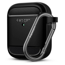 Spigen Rugged Armor AirPods fekete tok fülhallgató, fejhallgató tok