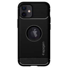 Spigen Rugged Armor Apple iPhone 12 mini tok fekete (ACS01743) (ACS01743) - Telefontok tok és táska