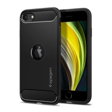 Spigen Rugged Armor Apple iPhone SE 2022/2020 Matte Black tok fekete tok és táska