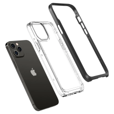 Spigen Rugged Armor, black - iPhone 12/Pro ACS01700 tok és táska