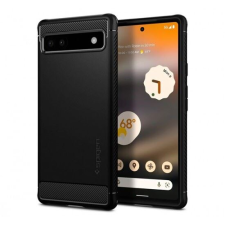 Spigen Rugged Armor Google Pixel 6a tok matt fekete (ACS04476) (ACS04476) - Telefontok tok és táska