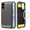 Spigen RUGGED ARMOR MAG MAGSAFE iPhone 17 készülékhez tok szürke
