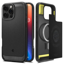 Spigen Rugged Armor MagFit iPhone 16 Pro Max tok fekete (ACS07986) tok és táska