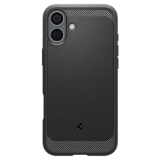 Spigen Rugged Armor MagSafe Apple iPhone 16 Plus tok fekete (ACS08087) (ACS08087) tok és táska