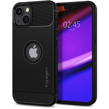 Spigen Rugged Armor Matte Black iPhone 13 tok és táska