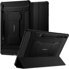 Spigen Rugged Armor Pro fekete Samsung Galaxy Tab S7+/S8+ tok tablet tok