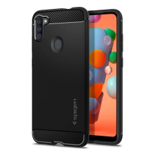 Spigen Rugged Armor Samsung Galaxy A11 Matte Black tok fekete tok és táska