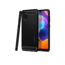 Spigen Rugged Armor Samsung Galaxy A31 Matte Black tok fekete tok és táska