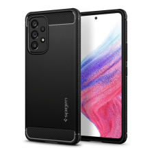 Spigen Rugged Armor Samsung Galaxy A53 Matte Black tok, fekete tok és táska