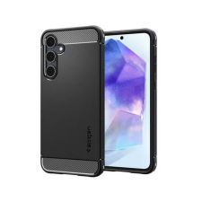 Spigen Rugged Armor Samsung Galaxy A55 5G Tok - Fekete (ACS07500) tok és táska