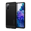 Spigen Rugged Armor Samsung Galaxy S20 FE Matte Black tok, fekete (ACS01847) (ACS01847)