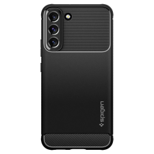 Spigen Rugged Armor Samsung Galaxy S22 5G tok fekete (ACS03986) (ACS03986) mobiltelefon kellék