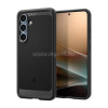 Spigen RUGGED ARMOR szilikon telefonvédő (ütésállóság, légpárnás sarok, karbon minta, MagSafe) FEKETE (ACS08998)