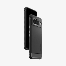 Spigen Rugged Armor szilikon tok karbon minta Google Pixel 8 fekete tok és táska