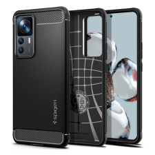 Spigen Rugged Armor Xiaomi 12T Pro Black tok, fekete tok és táska
