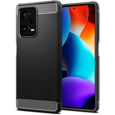 Spigen Rugged Armor Xiaomi Redmi Note 12 Pro+ 5G tok, fekete tok és táska