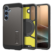 Spigen Samsung Galaxy S25 Plus tok - Spigen Tough Armour MagSafe - Gunmetal tok és táska