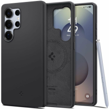 Spigen Samsung Galaxy S25 Ultra tok - Spigen Silicone Fit MagSafe - fekete tok és táska