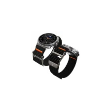 Spigen Samsung Galaxy Watch 8 / Classic (40 / 44 / 46 mm) - Spigen Durapro Flex - fekete szövet szíj okosóra kellék