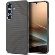Spigen Samsung S25 Plus Spigen Liquid Air Szilikon Telefonvédő Ütésállóság, Rombusz, Sötétszürke (SPN16604) tok és táska