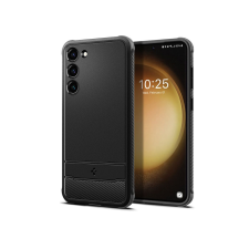 Spigen Samsung SM-S911 Galaxy S23 ütésálló hátlap - Spigen Rugged Armor - fekete tok és táska