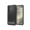 Spigen Samsung SM-S921 Galaxy S24 ütésálló hátlap - Spigen Rugged Armor - fekete (SP222242)