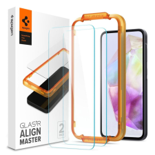 Spigen Spigen AlignMaster GLAS.tR Slim Samsung Galaxy A35 5G kijelzővédő (AGL07772) mobiltelefon kellék