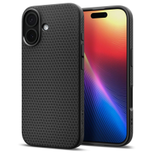 Spigen Telefontok iPhone 17 - SPIGEN LIQUID AIR - fekete szilikon tok tok és táska