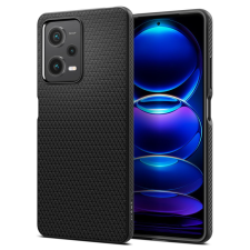 Spigen Telefontok Xiaomi Poco X5 Pro 5G - SPIGEN Liquid Air matt fekete tok tok és táska