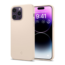 Spigen Thin Fit Apple iPhone 14 Pro tok, Sand Beige, bézs tok és táska