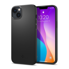Spigen Thin Fit Apple iPhone 14 tok, Black, fekete tok és táska