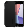 Spigen Thin Fit hátlaptok iPhone SE (2020)/8/7 fekete