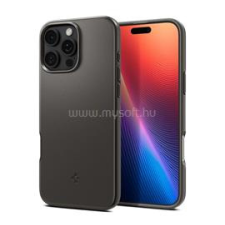 Spigen THIN FIT MAGSAFE műanyag telefonvédő (matt, ultravékony, kameravédő, MagSafe) METÁLSZÜRKE (ACS07979) tok és táska