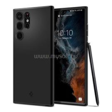 Spigen THIN FIT műanyag telefonvédő (matt, ultravékony, kameravédő) FEKETE (ACS03911) tok és táska