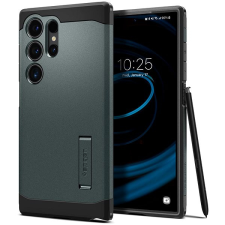 Spigen Tough Armor Abyss Green Samsung Galaxy S24 Ultra tok tok és táska