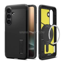 Spigen TOUGH ARMOR MAG műanyag telefonvédő (ütésállóság, kitámasztó, MagSafe) FEKETE (ACS10738) tok és táska