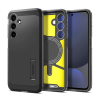 Spigen TOUGH ARMOR MAG műanyag telefonvédő (ütésállóság, MagSafe) FEKETE Samsung Galaxy S24 FE (SM-S721)