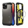 Spigen TOUGH ARMOR MAG műanyag telefonvédő (ütésállóság, MagSafe) SÖTÉTSZÜRKE Apple iPhone 16 Pro Max