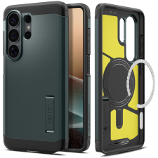 Spigen Tough Armor MagSafe Abyss Green Samsung Galaxy S26 Ultra tok és táska