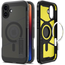 Spigen Tough Armor MagSafe Frost Black iPhone 16 tok és táska