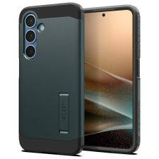 Spigen Tough Armor MagSafe-kompatibilis tok Samsung Galaxy S25 Plus - sötétzöld tok és táska