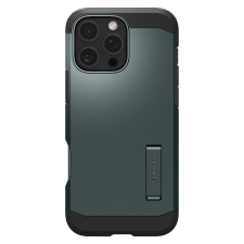 Spigen Tough Armor MagSafe tok kitámasztóval iPhone 16 Pro - zöld tok és táska