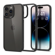 Spigen Ultra Hybrid Apple iPhone 14 Pro tok, Black, fekete tok és táska