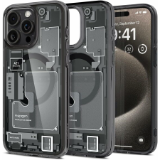 Spigen Ultra Hybrid Apple iPhone 15 Pro Magsafe Zero One Tok - Fekete (ACS07216) tok és táska