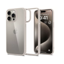 Spigen Ultra Hybrid Apple iPhone 15 Pro Max Tok - Átlátszó/Fehér (ACS07209) mobiltelefon kellék