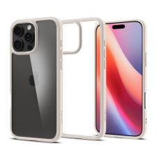 Spigen Ultra Hybrid Apple iPhone 16 Pro tok, Natural Titanium, átlátszó-bézs tok és táska