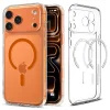Spigen Ultra Hybrid Clear Orange iPhone 17 Pro Max MagSafe tok