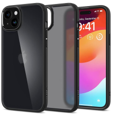 Spigen Ultra Hybrid Frost Black iPhone 15 tok tok és táska