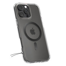 Spigen Ultra Hybrid Mag MagSafe tok iPhone 16 Pro - átlátszó sötétszürke mintával tok és táska